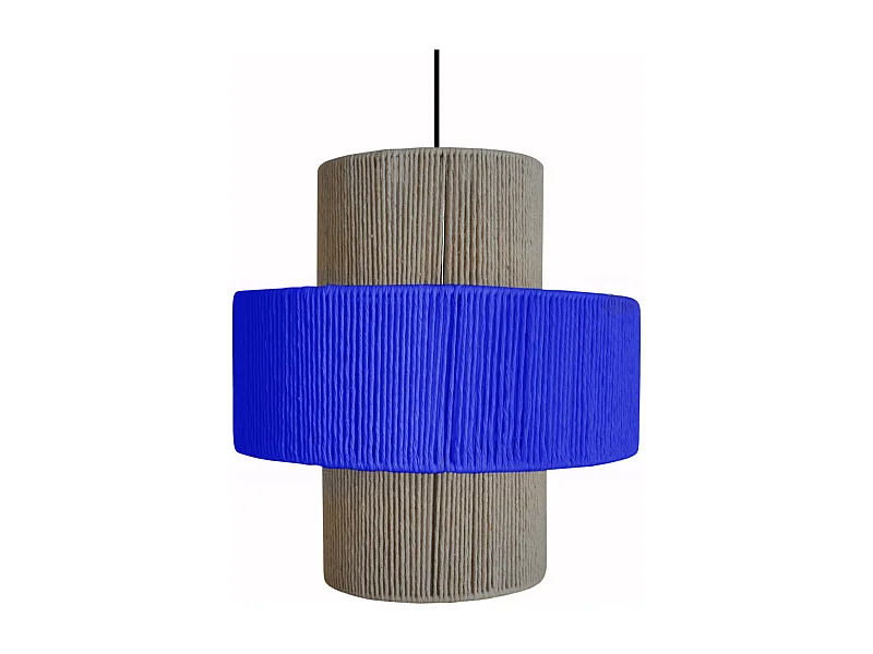 Suspensão TOSEL  LIZA 40 metal cúpula branco D30 x  H77  cm