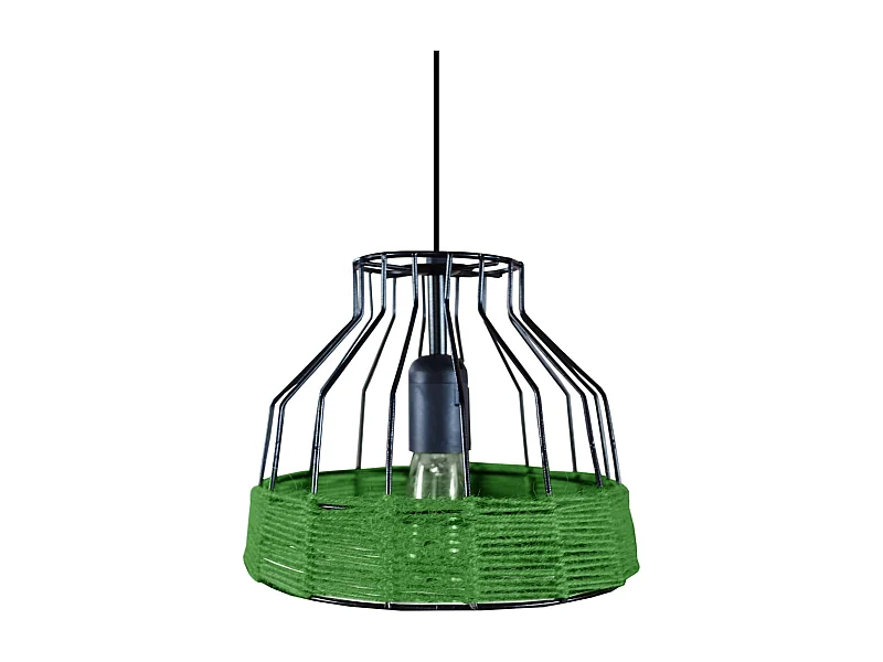 Suspensão TOSEL  JUDIT metal globo roxo D30 x  H85  cm