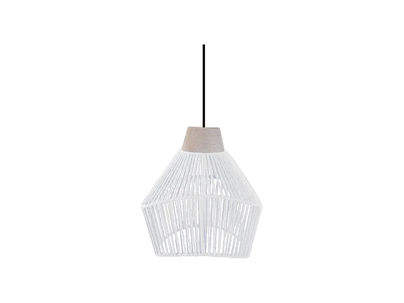 Suspensão TOSEL  DAIANA fio de juta globo natural D17 x  H80  cm