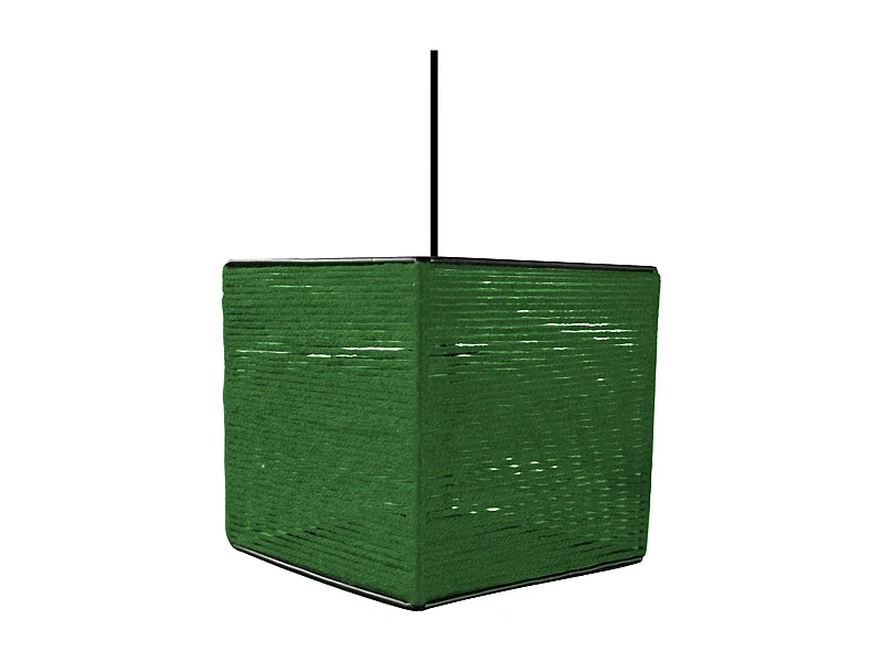 Suspension TOSEL ,fibre ,Noir ,H90xD16xP16cm