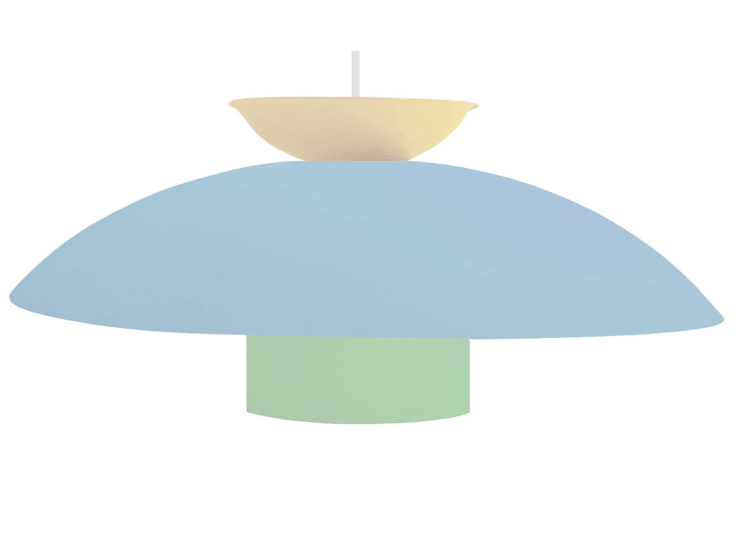 Suspension TOSEL ,métal,Bleu,H110xD40xP40cm