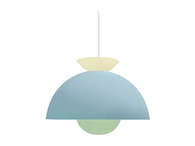 Suspension TOSEL ,métal,Bleu,H110xD30xP30cm