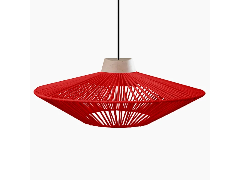 Suspensão TOSEL  HARRY 60 metal tigela azul D24 x  H110  cm