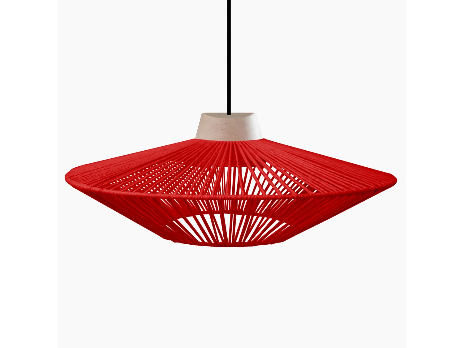 Suspensão TOSEL  HARRY 60 metal tigela azul D24 x  H110  cm