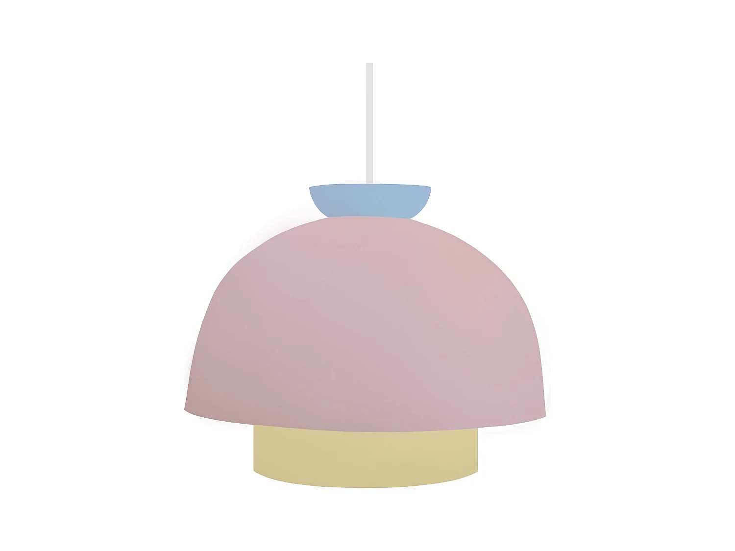 Suspension TOSEL ,métal,Rose , H110xD24,5xP24,5cm