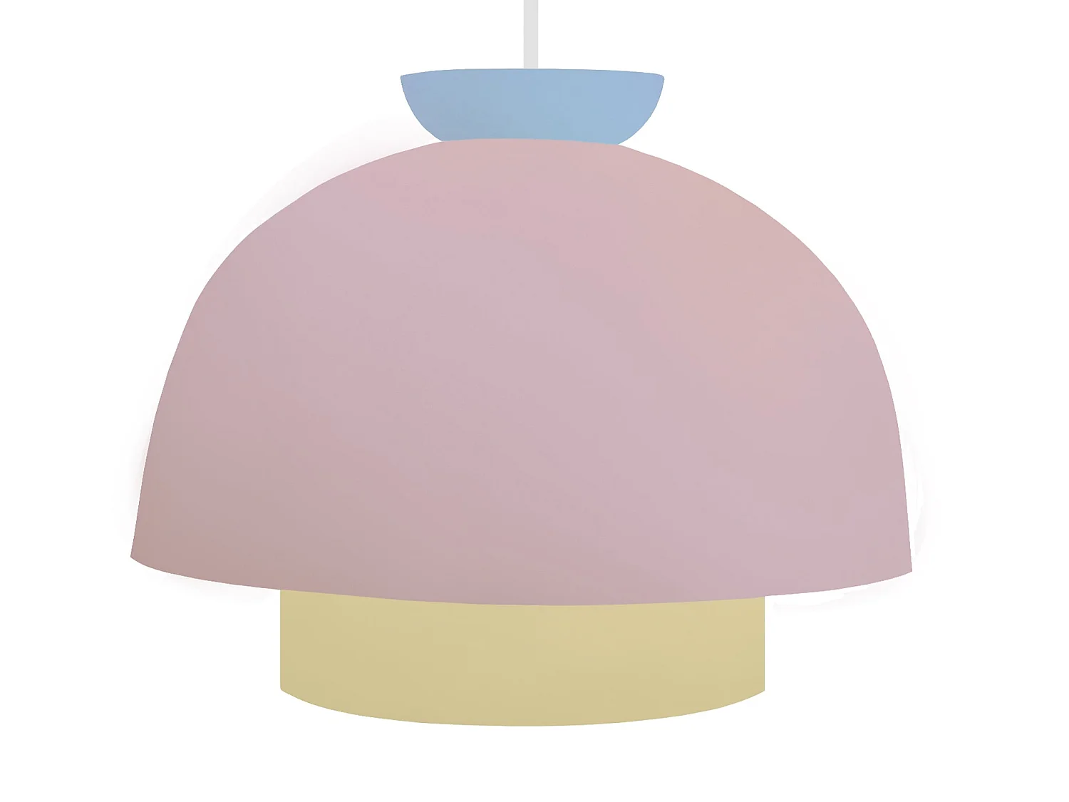 Suspension TOSEL ,métal,Rose , H110xD24,5xP24,5cm