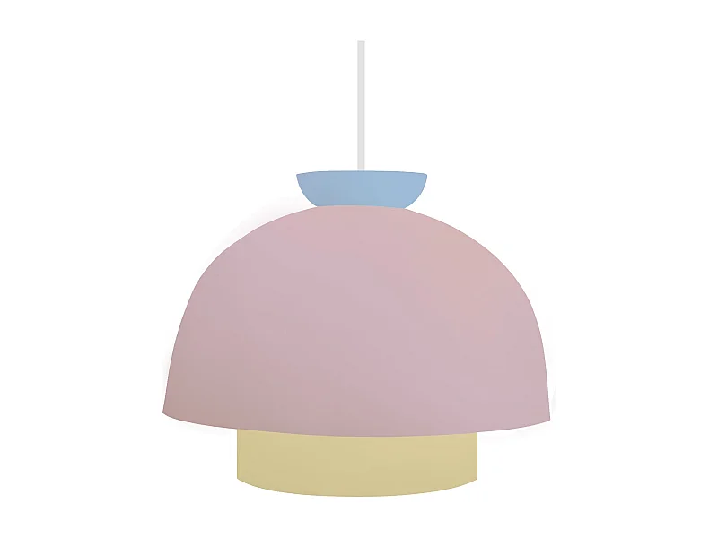 Suspension TOSEL ,métal,Rose , H110xD24,5xP24,5cm