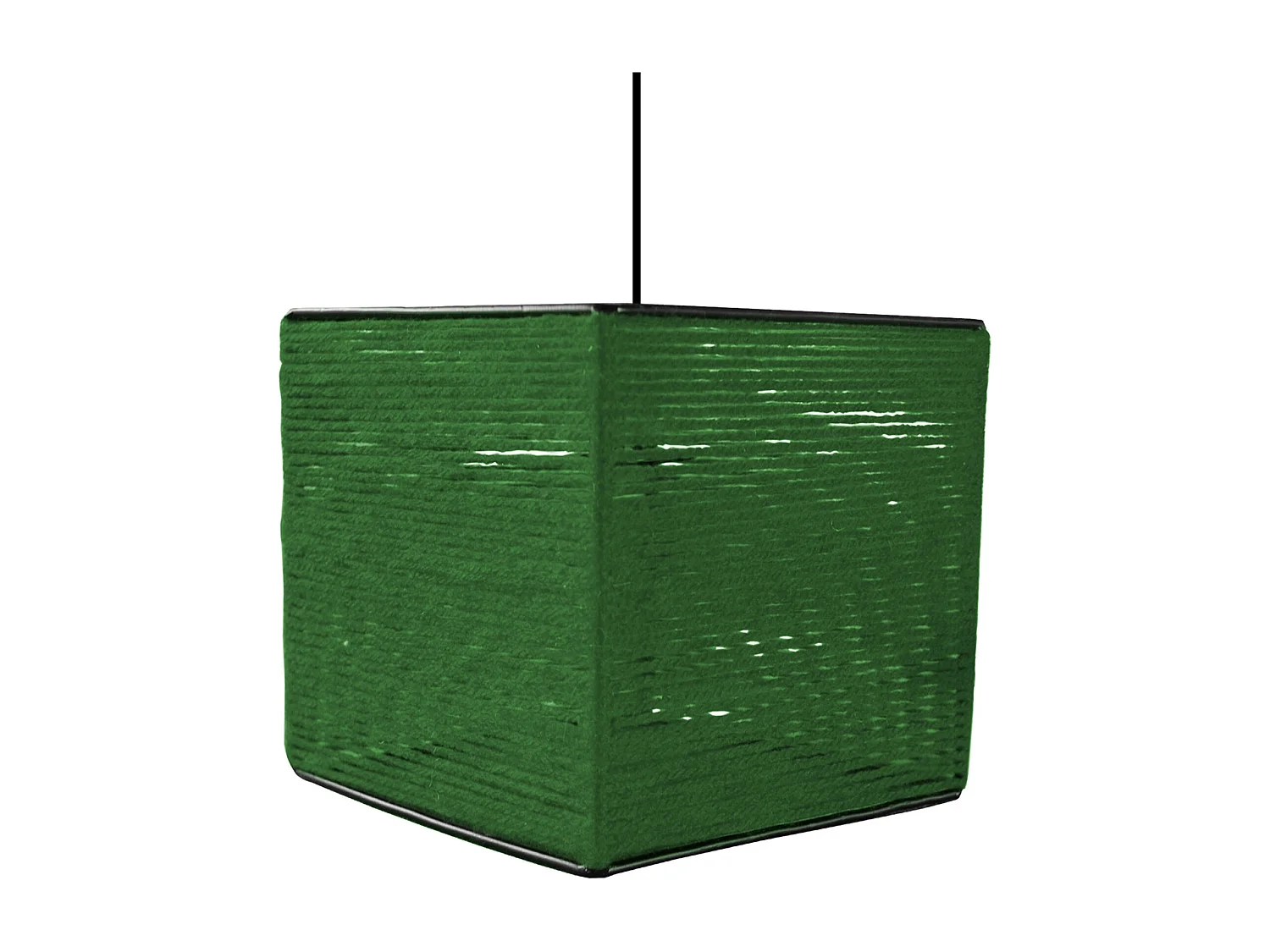 Suspension TOSEL ,fibre ,Noir ,H90xD20xP20cm