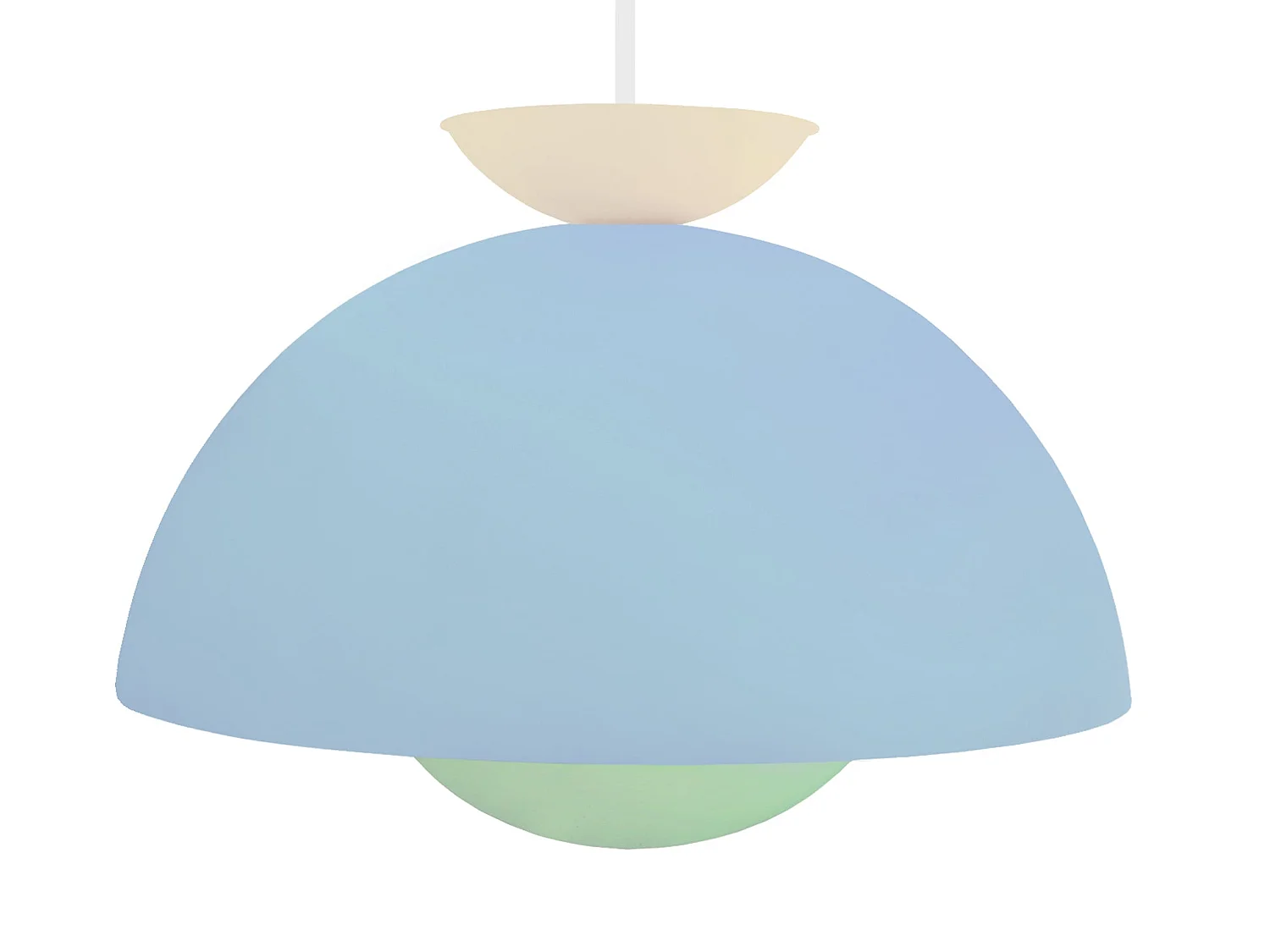 Suspension TOSEL ,métal,Bleu,H110xD43xP43cm