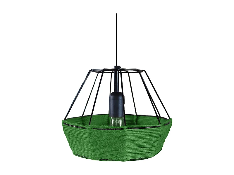 Suspensão TOSEL  EVITA metal abstrato carmim D40 x  H80  cm