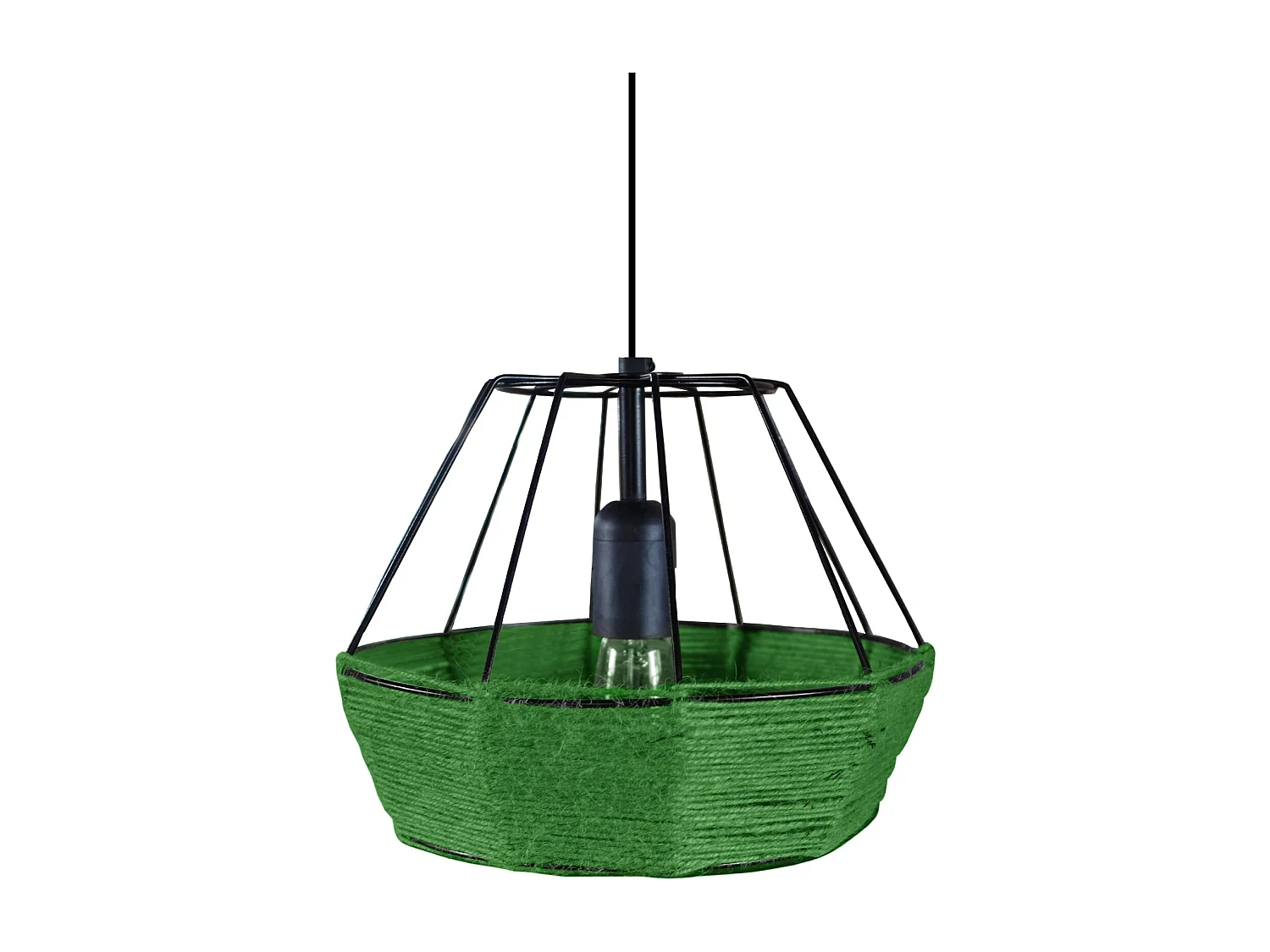 Suspensão TOSEL  EVITA metal abstrato carmim D40 x  H80  cm