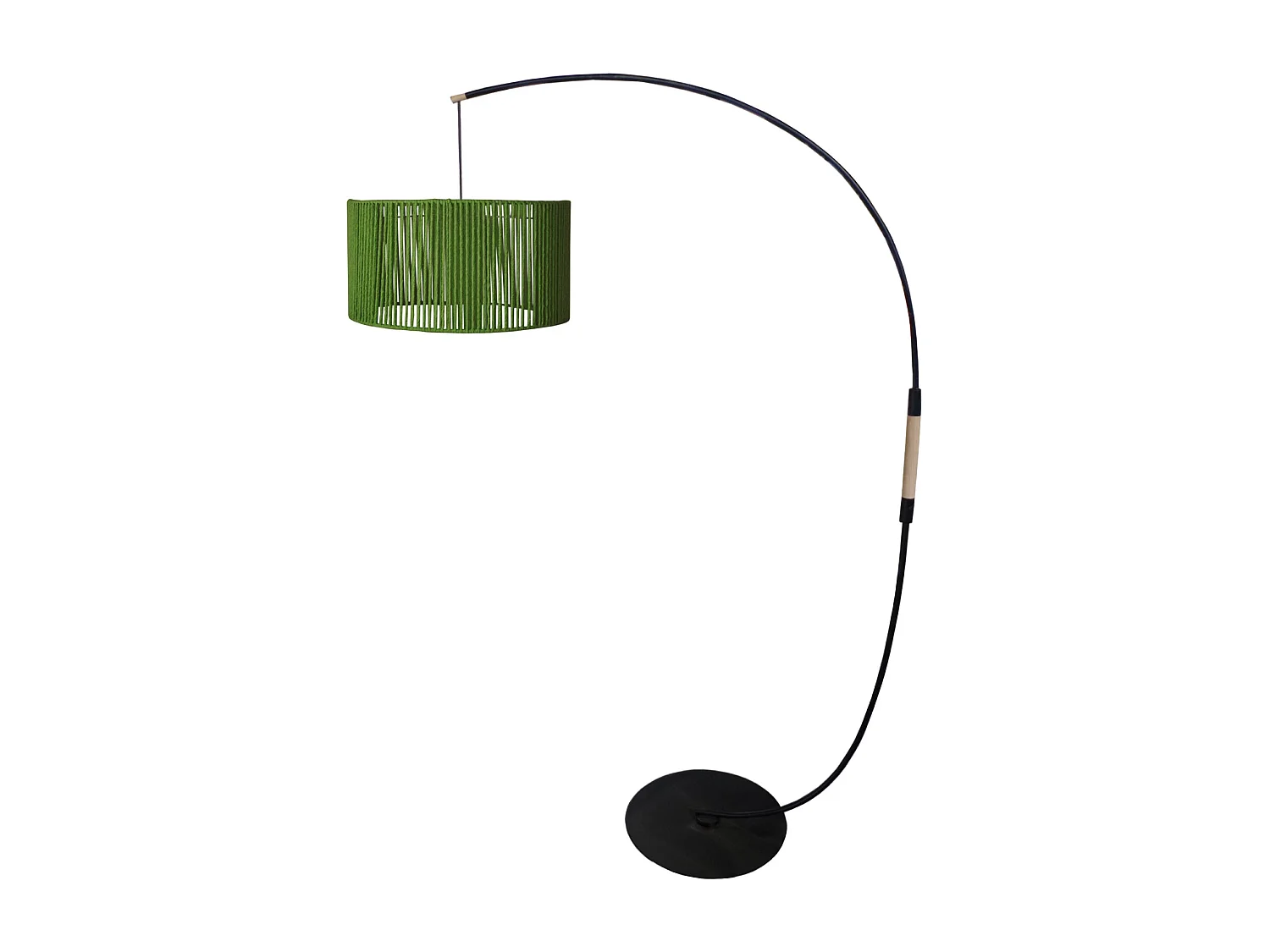 Candeeiro de Pé TOSEL LUNE ONE metal geométrico rosa D25 x  H160  cm