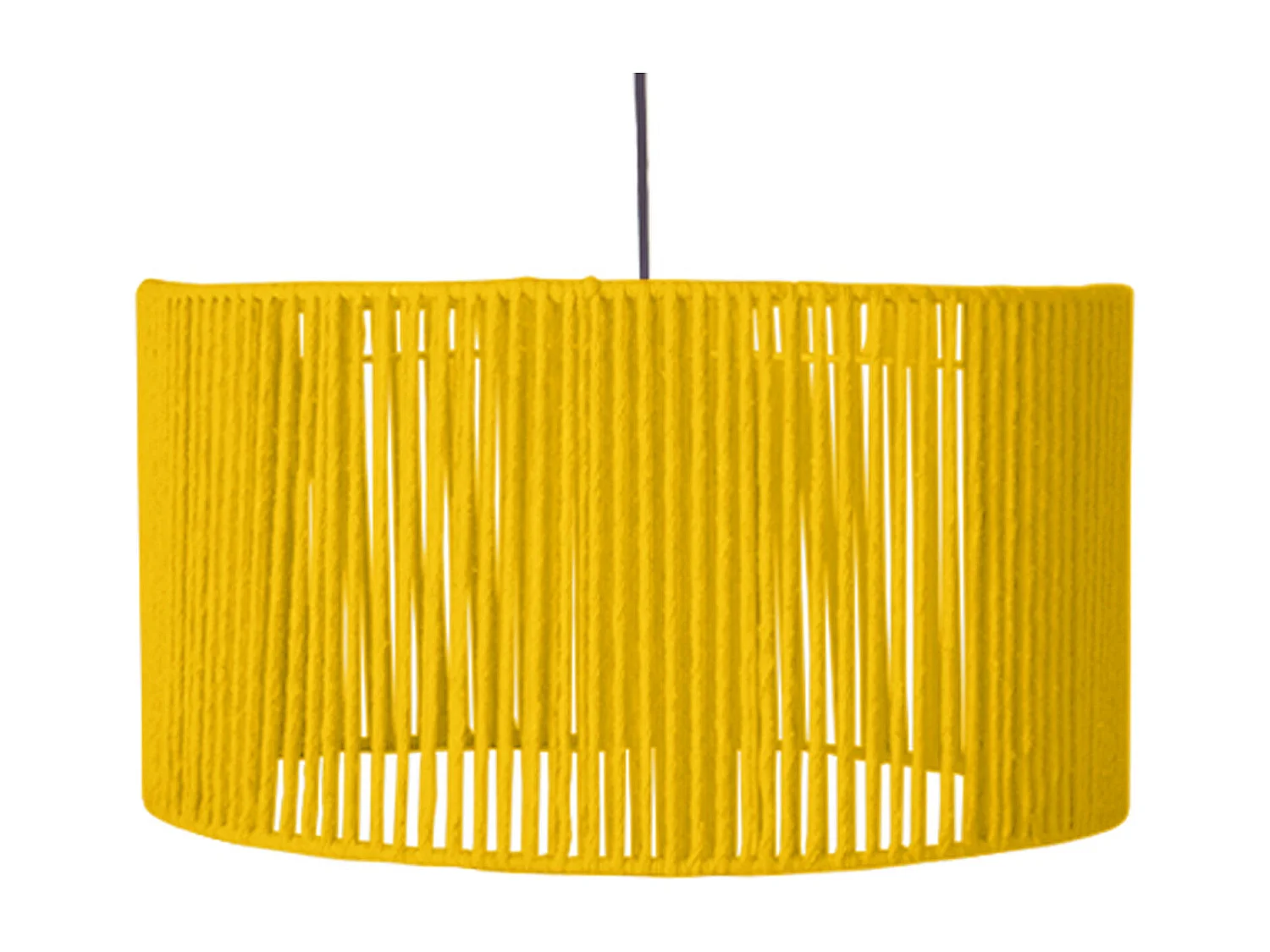 Lampadaire TOSEL ,métal,Jaune ,H195xD 43xP110 cm