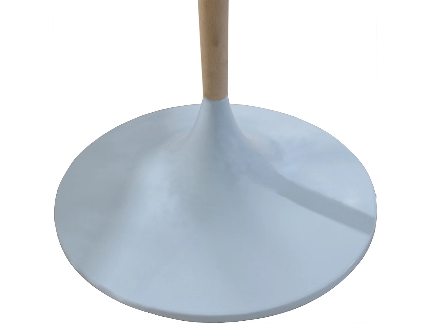 Lampadaire TOSEL ,bois,Bleu,H162xD40xP40cm