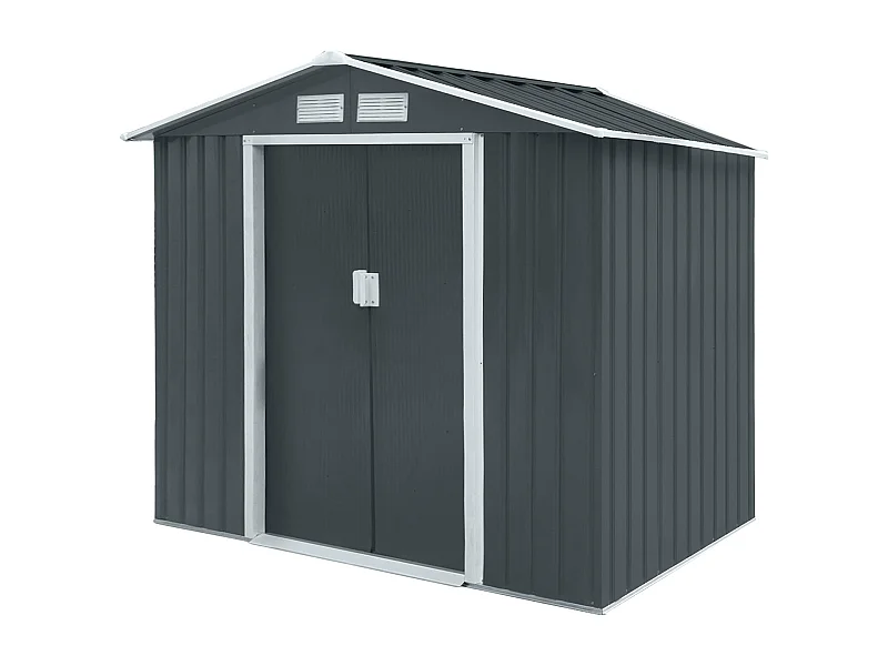 Abri de jardin en métal S100 Gris Antracite
