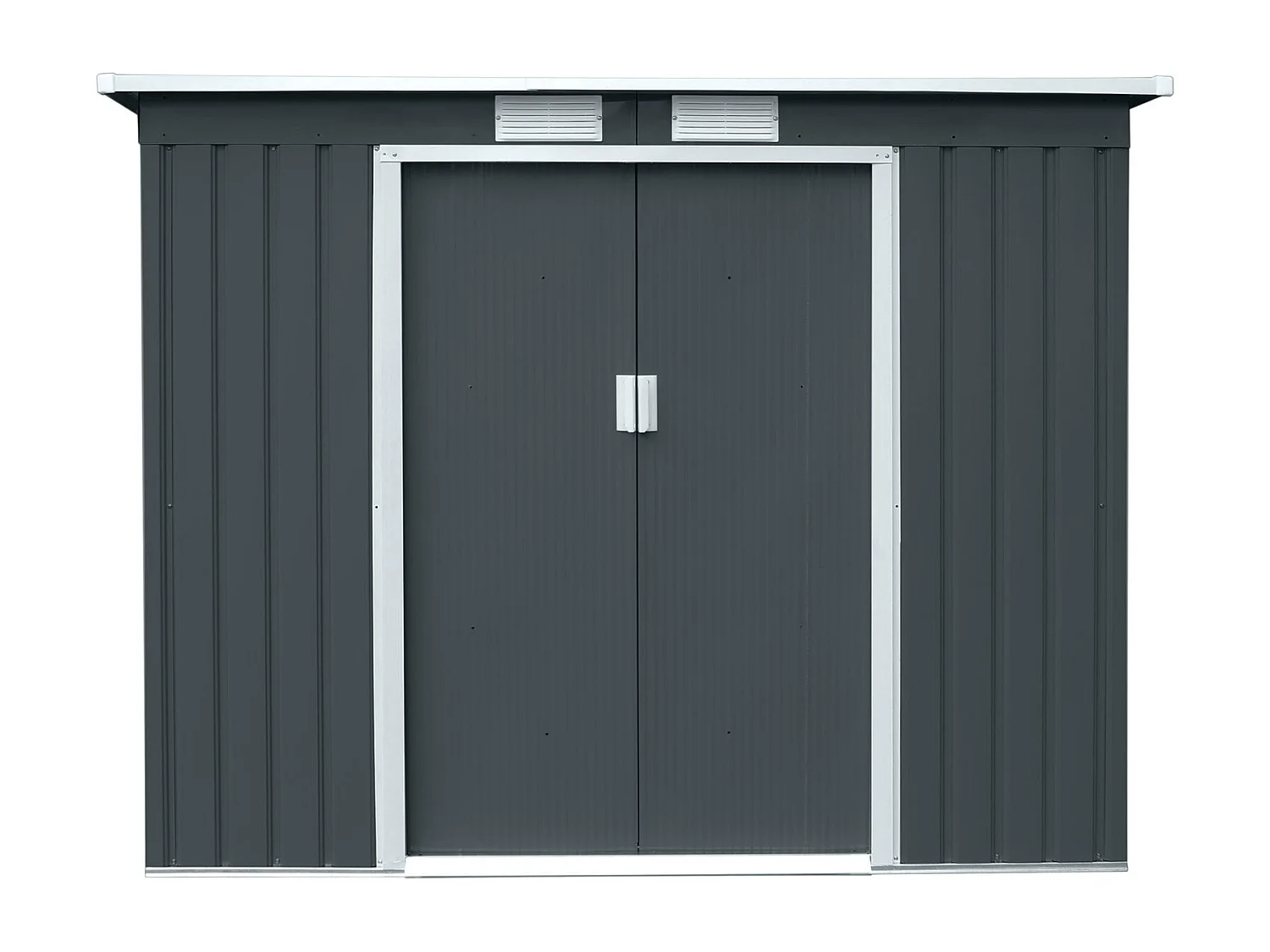 Abri de jardin en métal P100 Gris Anthracite