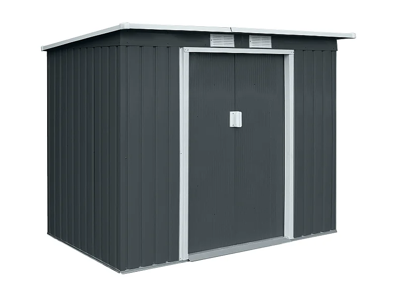 Abri de jardin en métal P100 Gris Anthracite