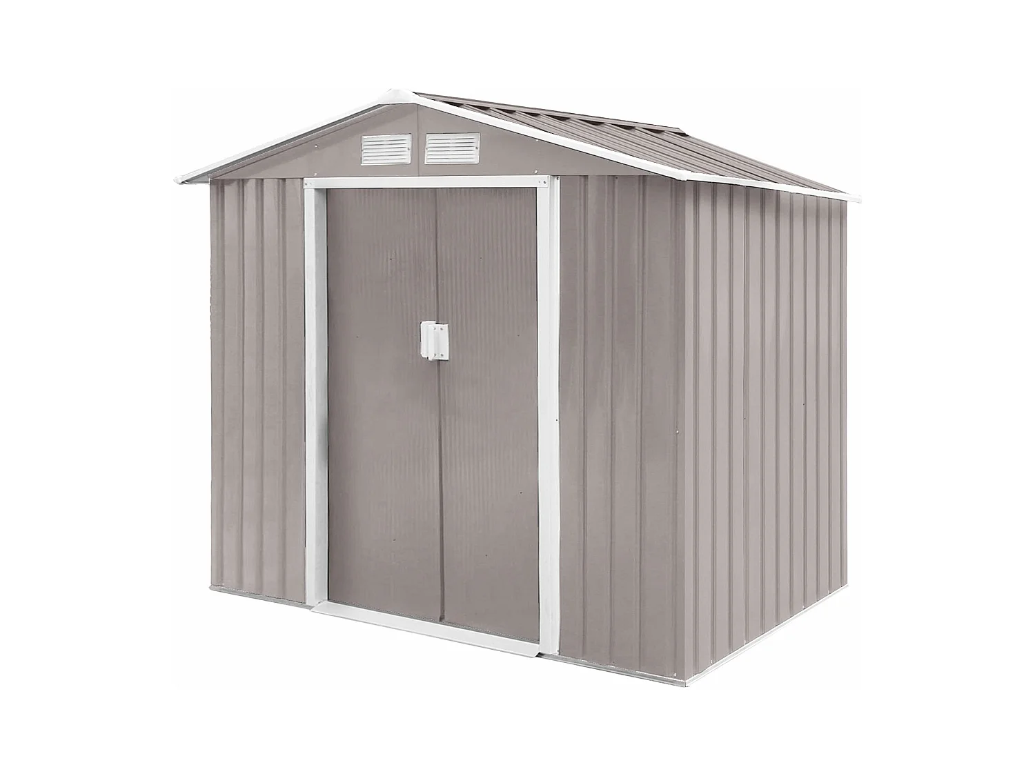 GERÄTEHAUS S100 Metall Hellgrau