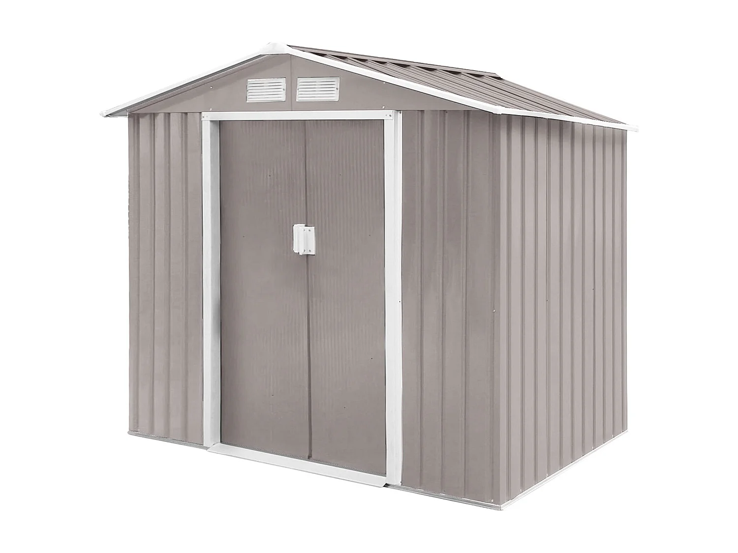 GERÄTEHAUS S100 Metall Hellgrau