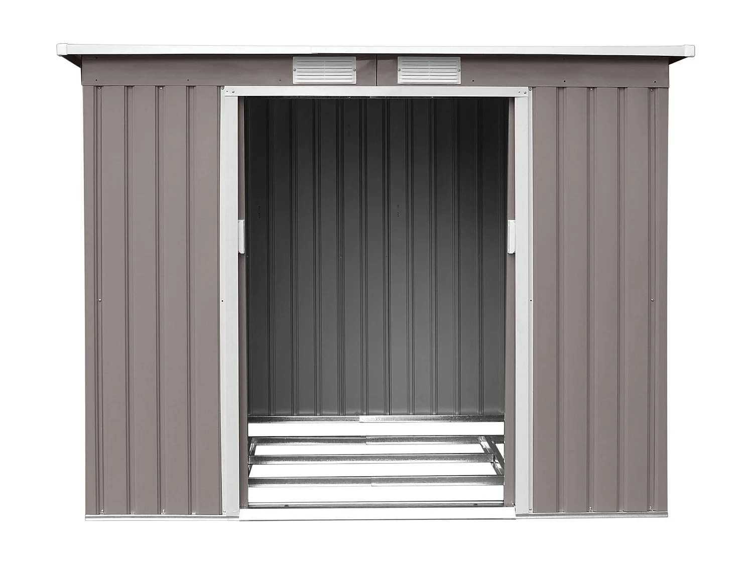 GERÄTEHAUS P100 Metall Hellgrau