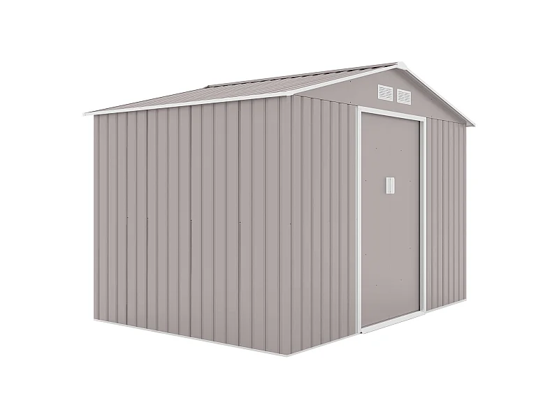 GERÄTEHAUS S200 Metall Hellgrau