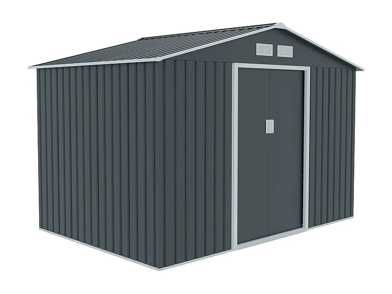 Abri de jardin en métal