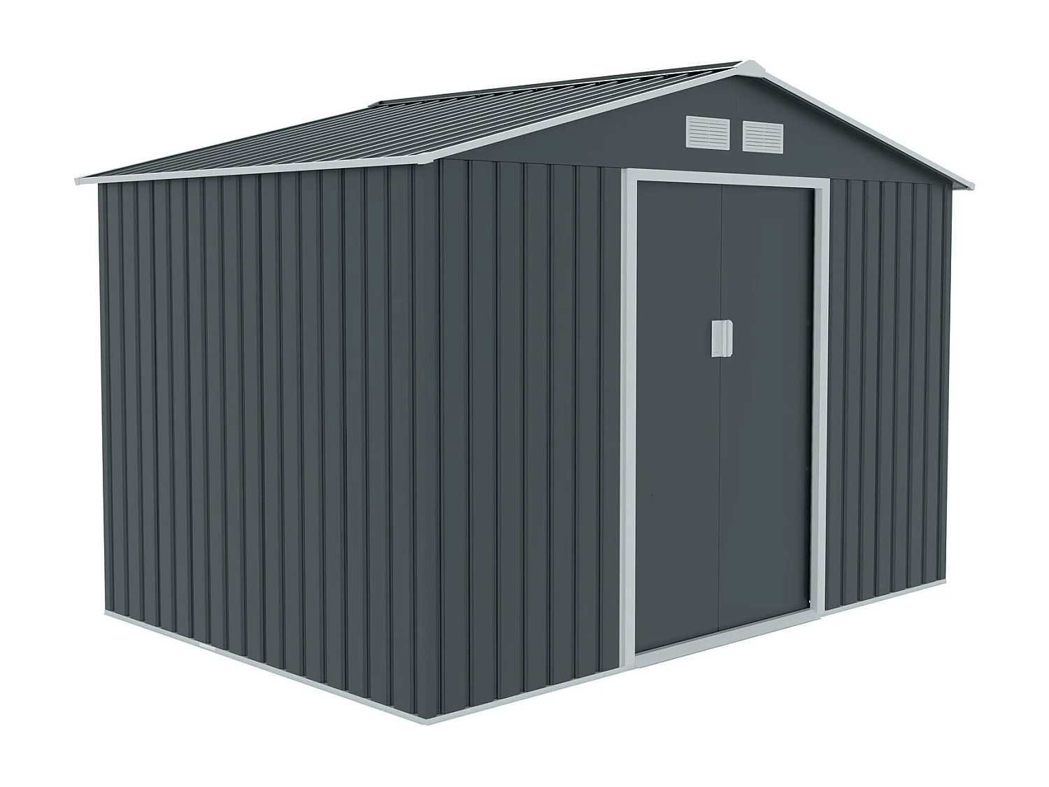 Abri de jardin en métal S200 Gris Anthracite