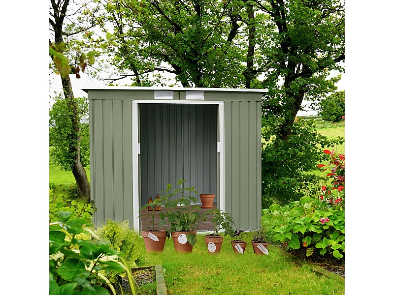 Abri de jardin en métal