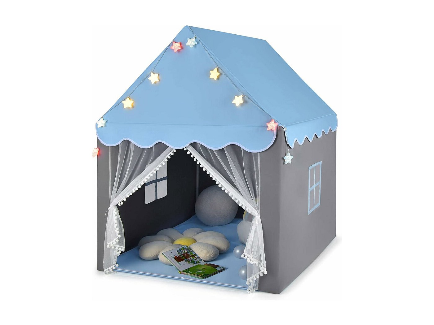Tente De Jeu Pour Enfants – Maison De Princesse Tipi 90x126 Cm – Intérieur/Extérieur, Facile à Monter – 3 à 13 Ans - 4