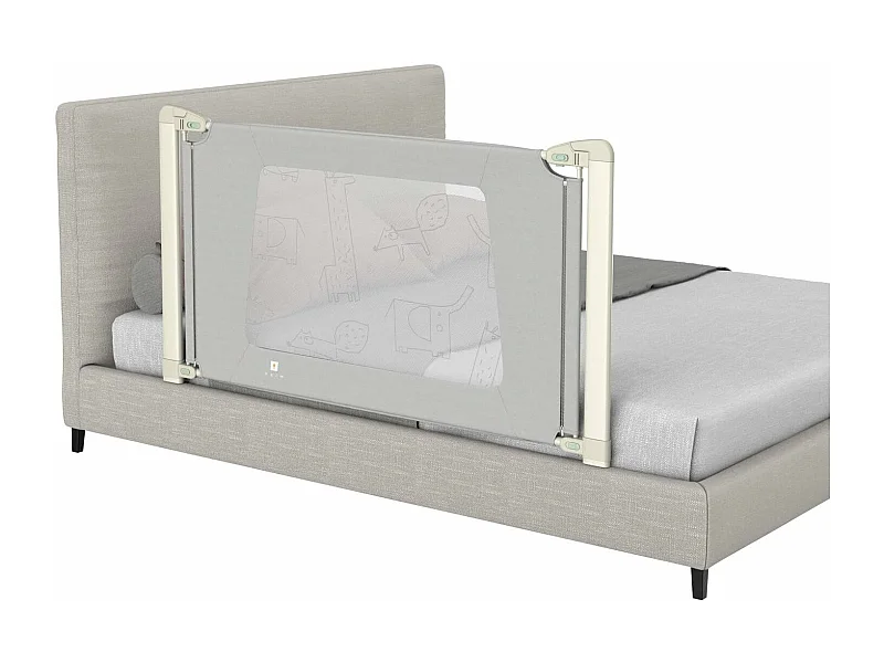 Barrière de sécurité de lit bébé/enfant portable 150cm hauteur réglable soulèvement vertical