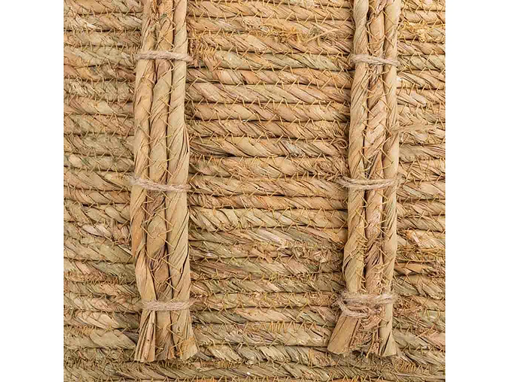 Braune Babywanne aus Naturfaser, 27x33x48h cm