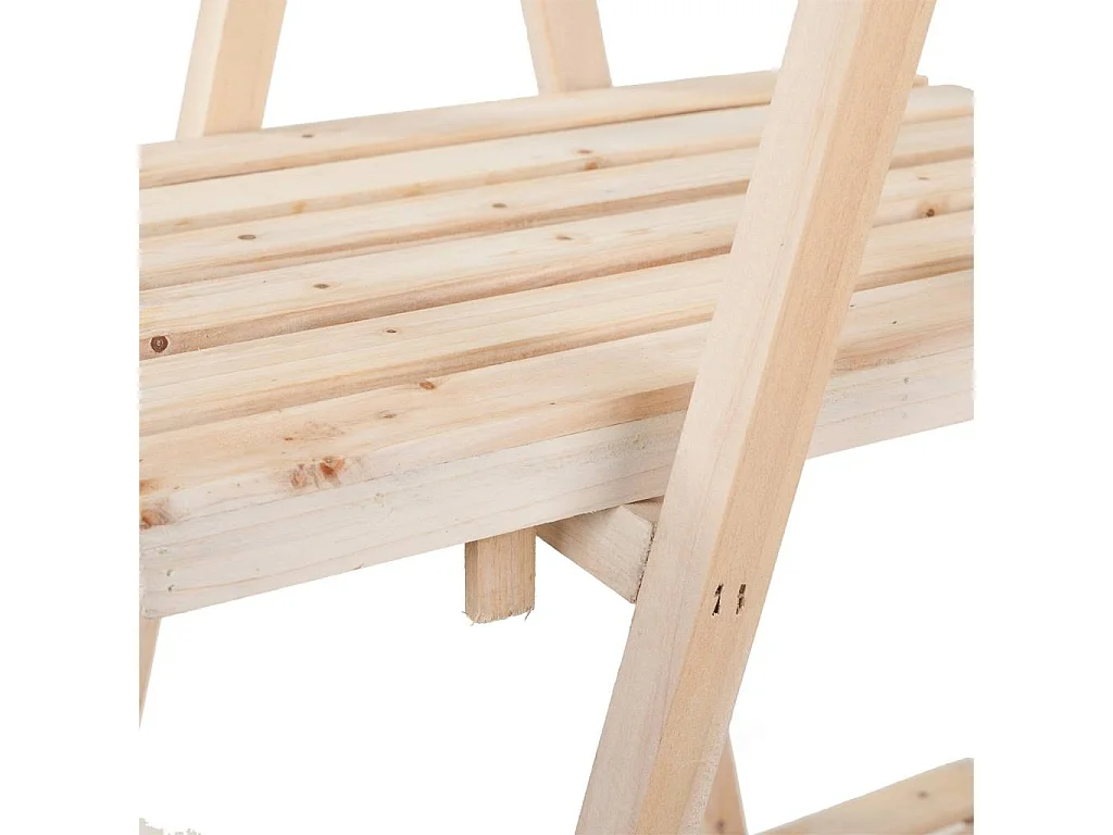 Braunes Holzregal 98x38x127h cm