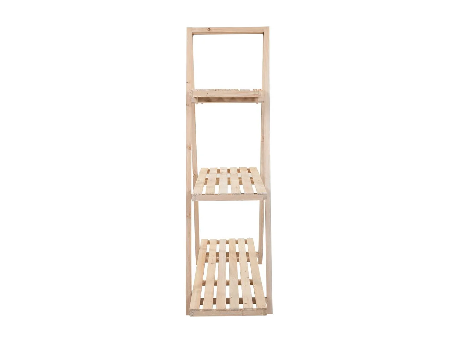 Braunes Holzregal 98x38x127h cm