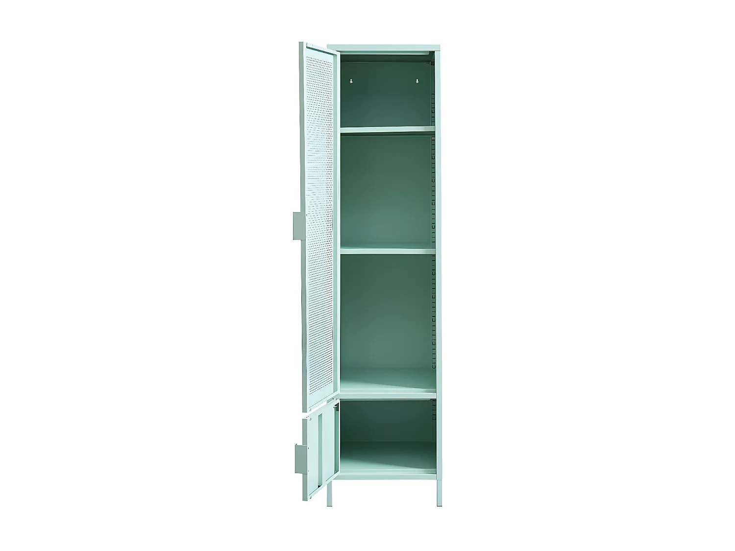 Nino - Armoire 2 portes en métal PANTONE H180cm - Couleur - Vert menthe