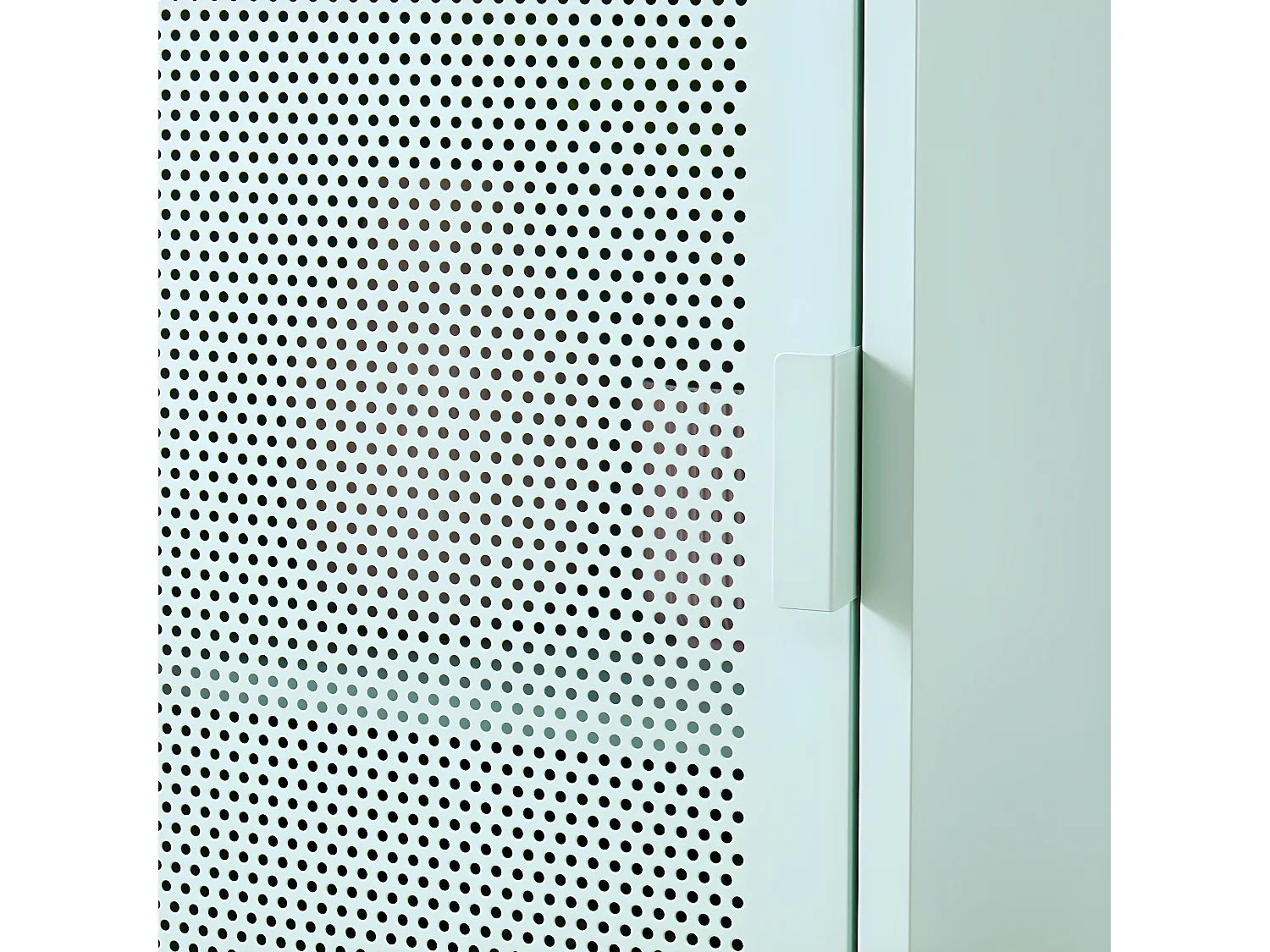 Nino - Armoire 2 portes en métal PANTONE H180cm - Couleur - Vert menthe