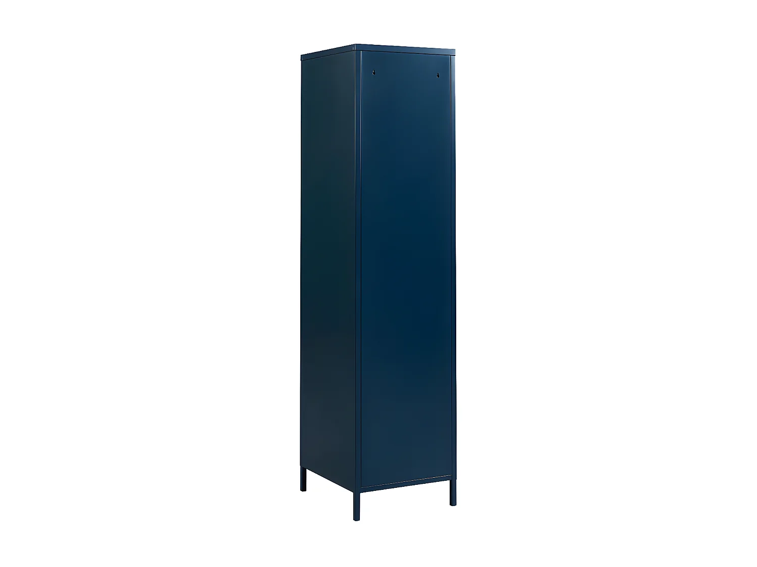 Nino - Colonne de rangement 2 portes en métal PANTONE H180cm - Bleu nuit