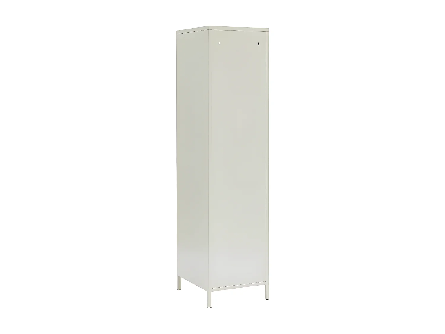 Nino - Colonne de rangement 1 porte en métal PANTONE H180cm - Beige