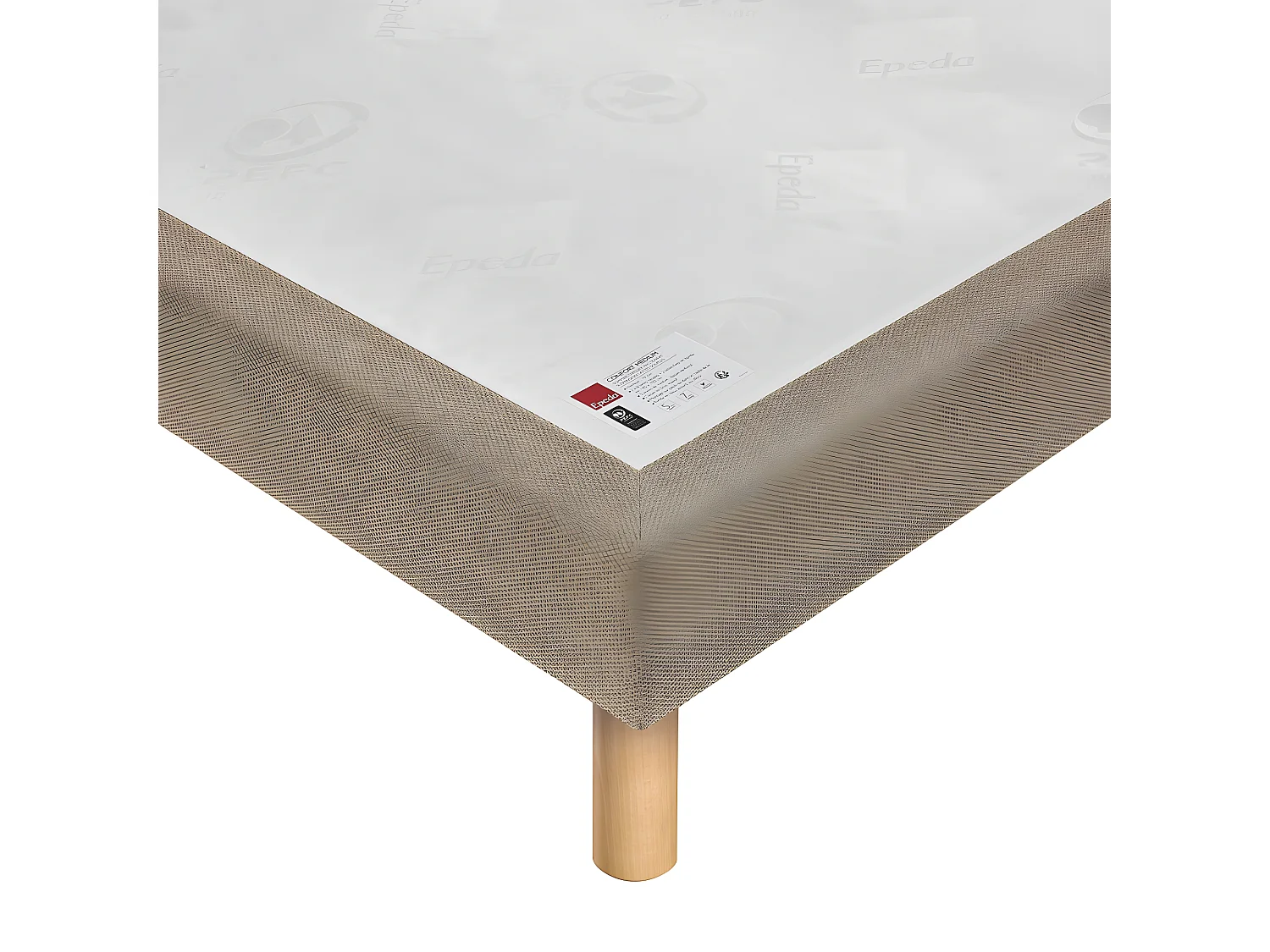 Bien-être 2 - Sommier tapissier 2x80x200cm : Couleur - Bronze