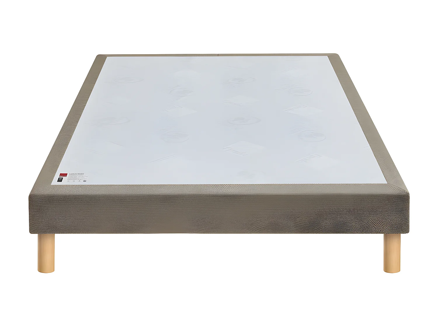 Bien-être 2 - Sommier tapissier 140x190cm : Couleur - Bronze