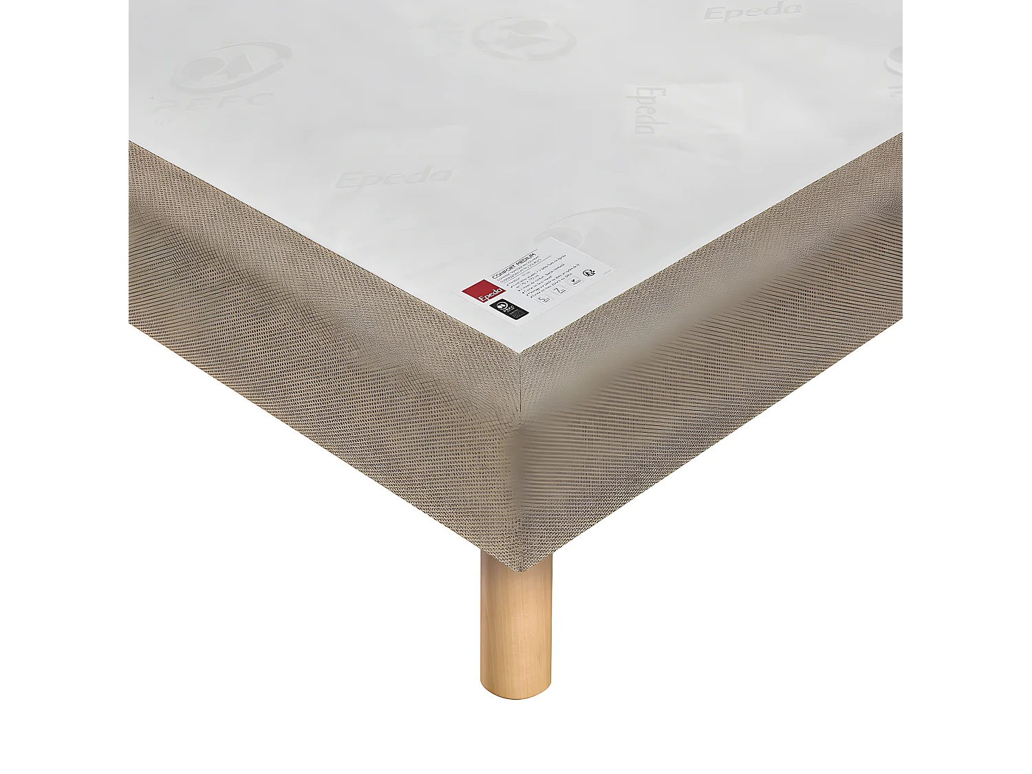 Bien-être 2 - Sommier tapissier 140x190cm : Couleur - Bronze