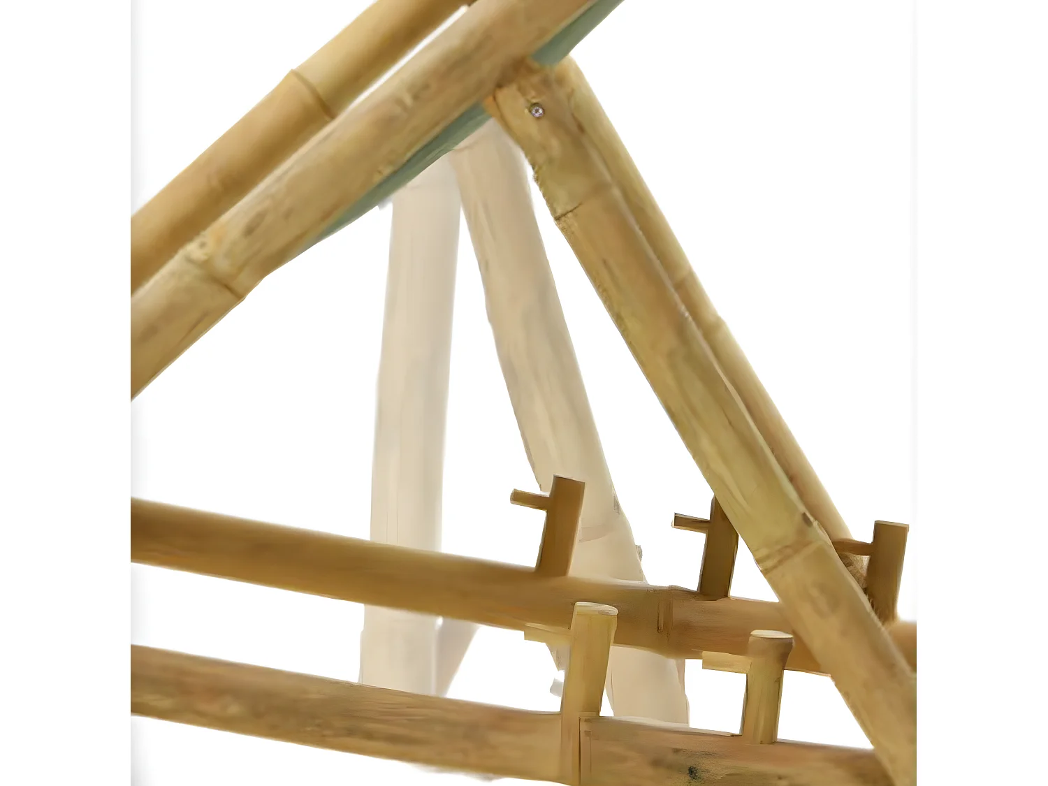 Chilienne bambou avec appui tête écru Ambiance