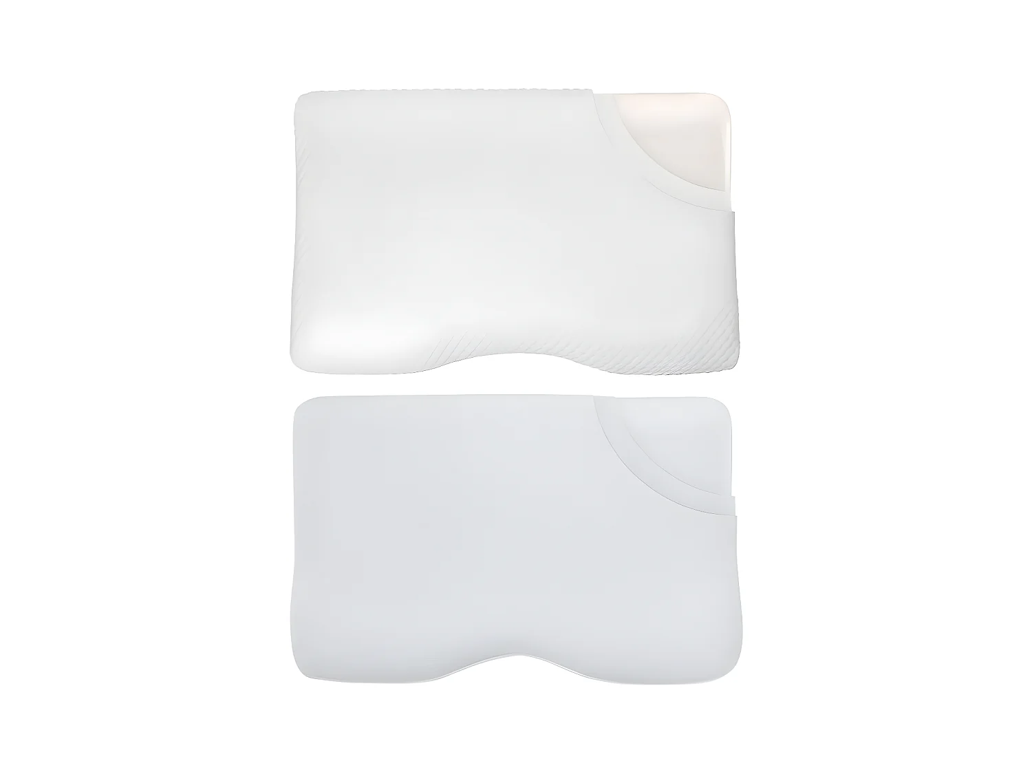 Oreiller Ergonomique DE LUXE avec taie d'oreiller rafraîchissante ICE FraîcheTouch 60x35x12 x3 Taies d’Oreiller