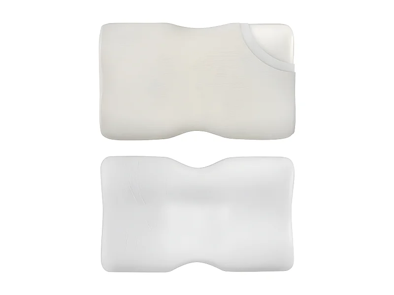 Oreiller Ergonomique Cervical avec taie d'oreiller rafraîchissante ICE FraîcheTouch - 60x35x12 - DUO PREMIUM