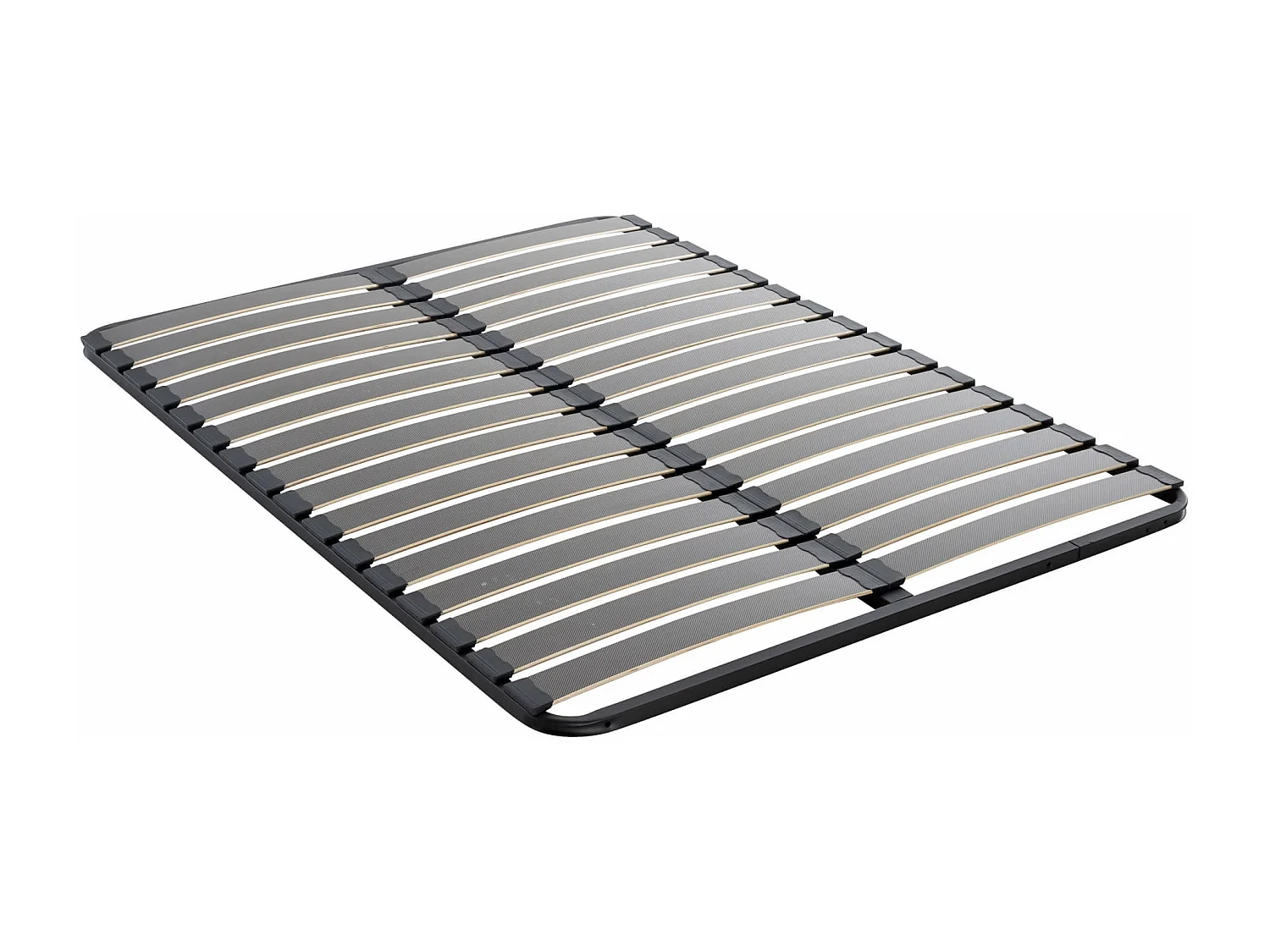 Cadre à lattes resserrées compatible matelas ressorts - SOMEO 140x190