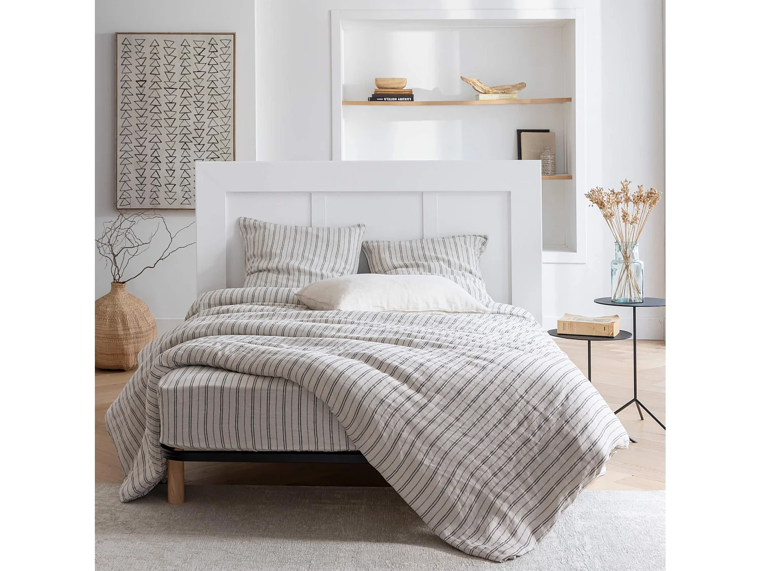 Cadre à lattes resserrées compatible matelas ressorts - SOMEO 140x190