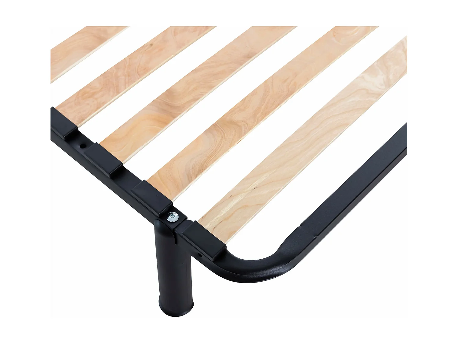 Sommier cadre à lattes métal en kit 5 zones morphologiques - SOMEO 160x200