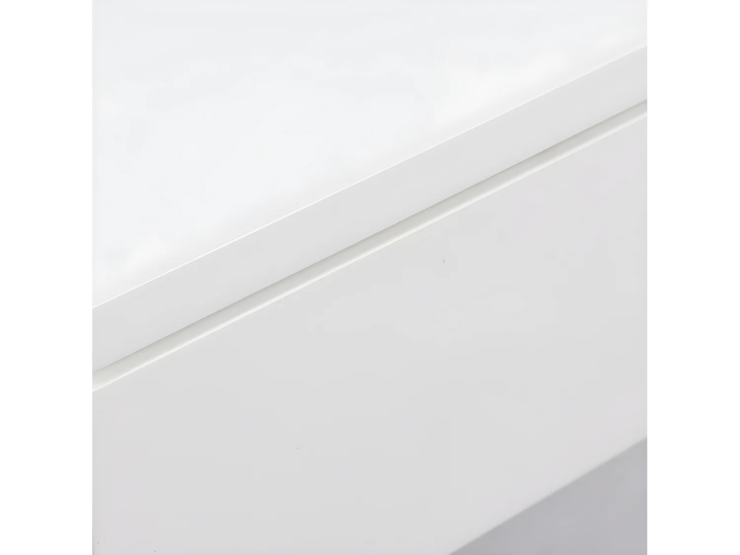 Kamichi - Table de chevet murale réversible en bois - Blanc