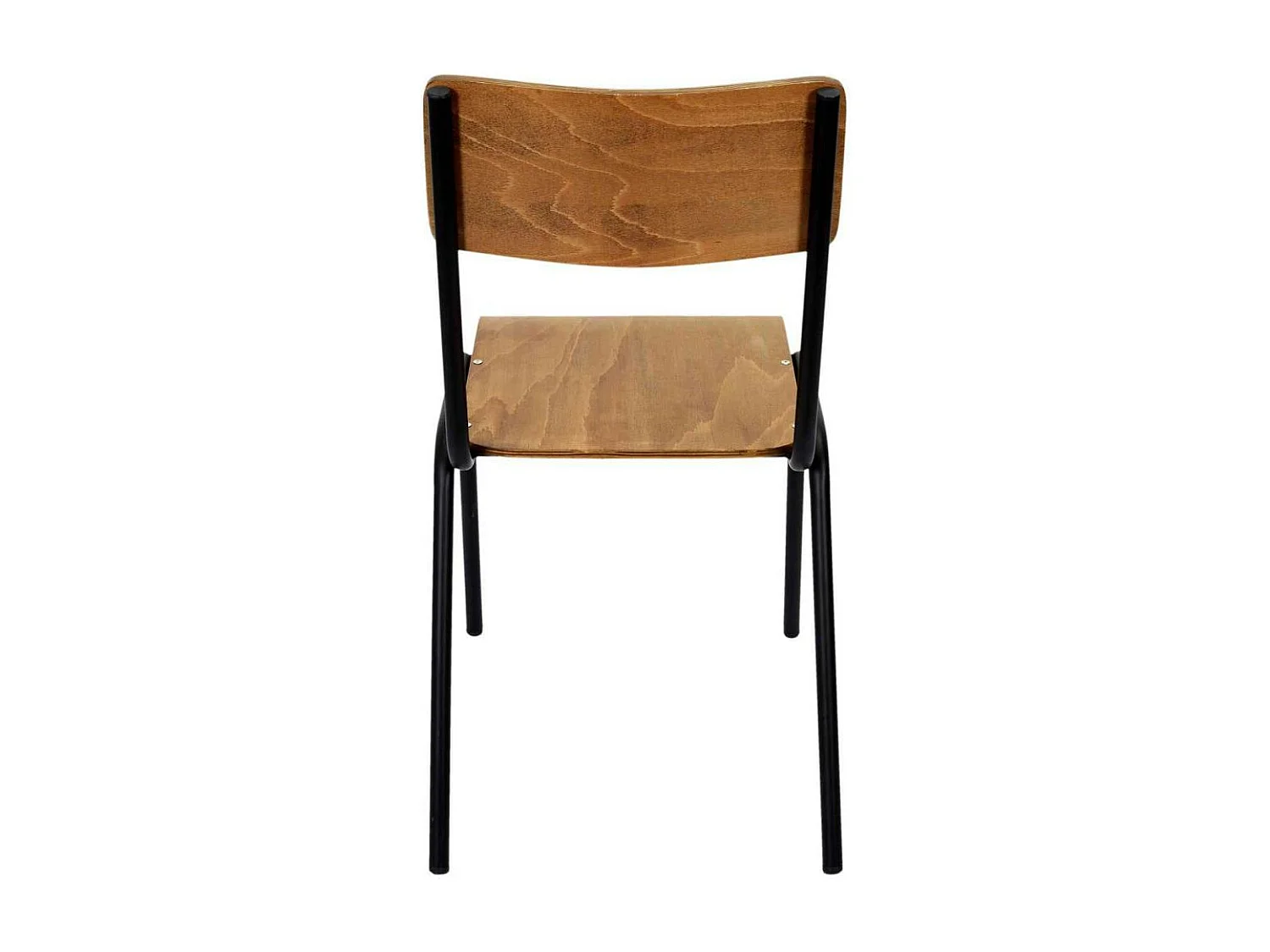 Chaise écolier en bois (Lot de 2)