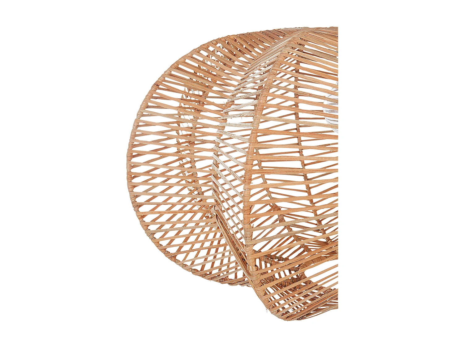 Hängelampe aus Rattan natürlich Boho Stil modern Kibi