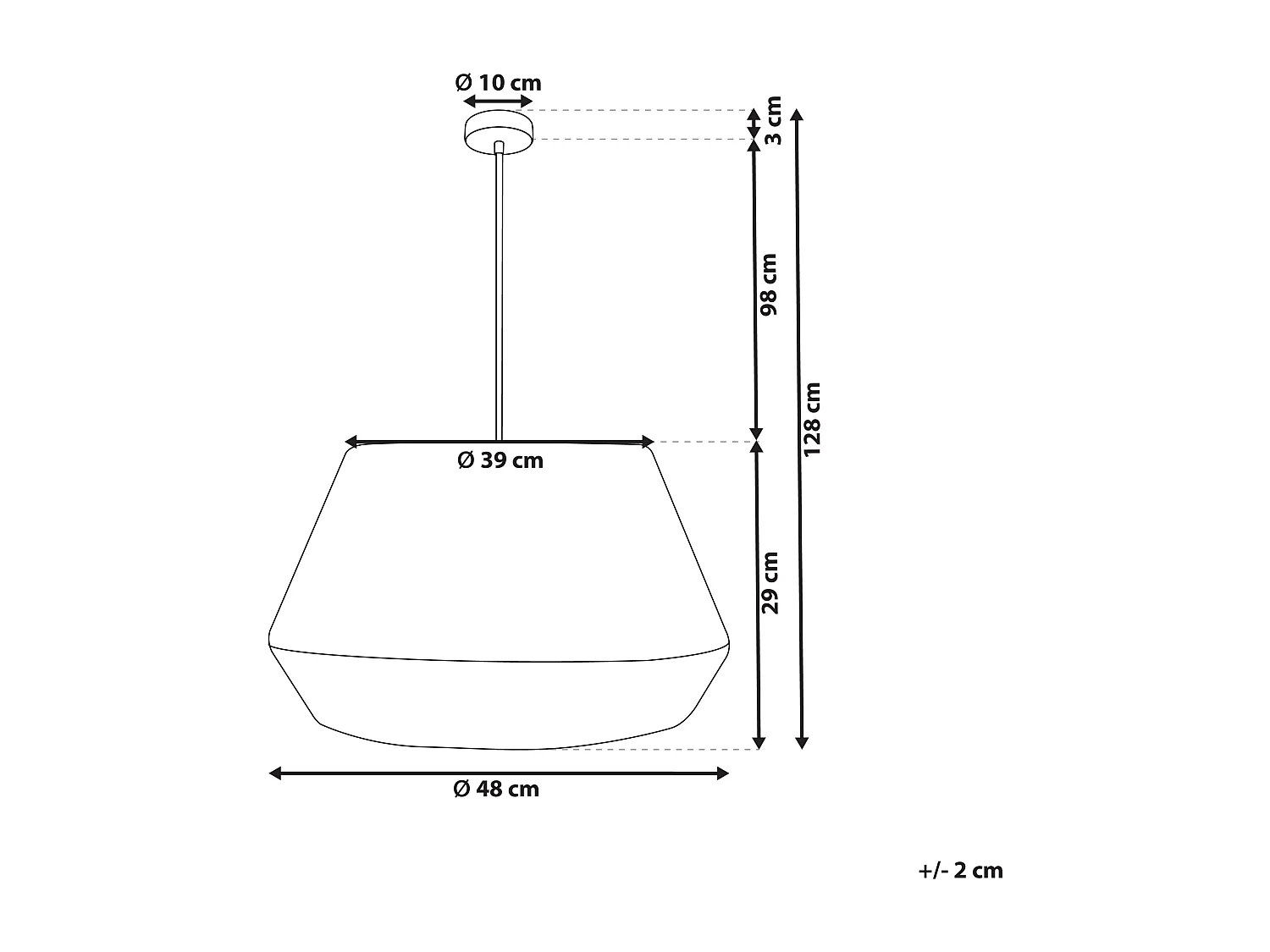 Lampe suspension BIRAU Jute Naturel